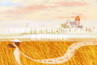 【另辟蹊径】走差异化SEO优化道路，快速提升网站排名