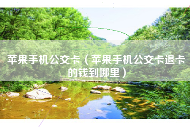 苹果手机公交卡（苹果手机公交卡退卡的钱到哪里）